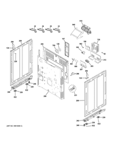 Part Location Diagram of WB34X28748 GE Front support Right Hand