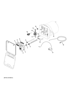 Water Heater Assembly Diagram and Parts List for PR06DSATBA01  General Electric Water Heater