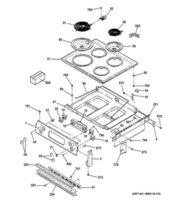 Part Location Diagram of 31-10830 GE PM INSTRUCTIONS INSTALL
