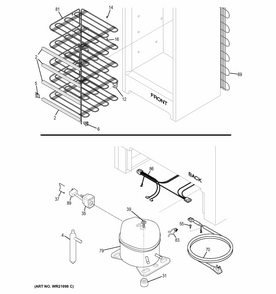 Part Location Diagram of WR2X7621 GE SUPPORT