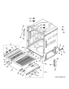 BODY PARTS 2 Diagram and Parts List for ZDT870SMF5GS  General Electric Dishwasher