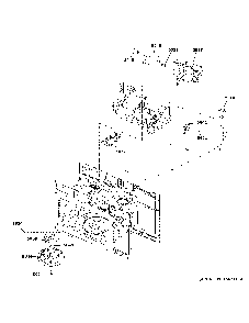 Interior Parts Diagram and Parts List for JVM3160DF8CC  General Electric Microwave