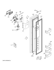 Part Location Diagram of 31-1000697 GE Pm Mini Manual And Wiring