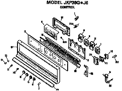 Part Location Diagram of WB2X3232 GE DISCONTINUED