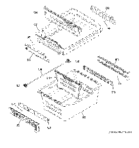 Freezer shelves Diagram and Parts List for GFE26JYMKFFS  General Electric Refrigerator