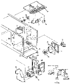Microwave power supply Diagram and Parts List for 3639878911KS  Kenmore Range
