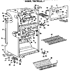 Part Location Diagram of WR12X720 GE Handle