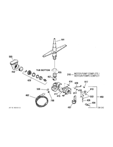 Part Location Diagram of WD2X438 GE E-Ring