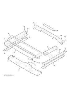 Cooling Fan Diagram and Parts List for PS920SF3SS  General Electric Range