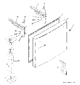 Freezer door Diagram and Parts List for GNE27JYMKFFS  General Electric Refrigerator