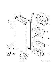 Fresh Food Door - Rh Diagram and Parts List for CFE28TP4MGW2  General Electric Refrigerator
