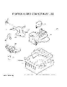 Optional accessories Diagram and Parts List for GFD28GMLHES  General Electric Refrigerator