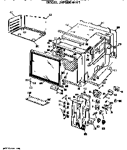 Part Location Diagram of WB7X983 GE LAMP Housing