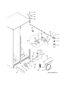 Fresh Food Section Diagram and Parts List for GSH25JGDDCC  General Electric Refrigerator