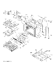 Lower Oven Diagram and Parts List for PTD9000BN3TS  General Electric Wall Oven