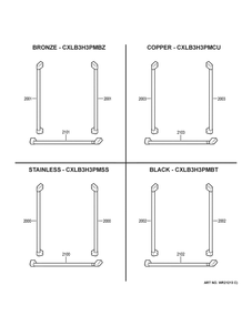 Cafe Customization Diagram and Parts List for CFE28TP4MBW2  General Electric Refrigerator