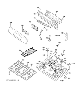 Part Location Diagram of WB18X20379 GE HARNESS HV