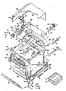 Replacement Parts Diagram and Parts List for JKP070J3  General Electric Wall Oven