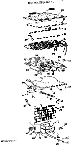 Unit Parts Diagram and Parts List for CTF15CCB  Hotpoint Refrigerator
