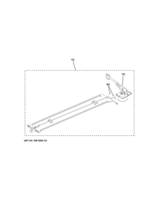 Door Lock Diagram and Parts List for JCB865SJ1SS  General Electric Range
