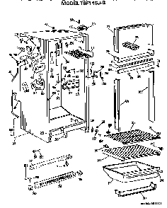 Part Location Diagram of WR85X204 GE DISCONTINUED