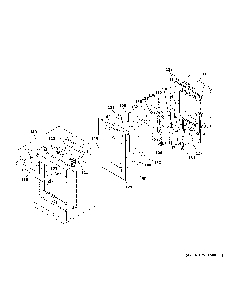 Small Door Assembly Diagram and Parts List for ZDP486NDT1SS  General Electric Range
