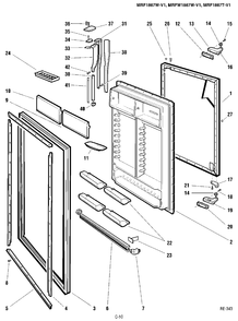 Part Location Diagram of WR71M890 GE NO LONGER AVAILABLE