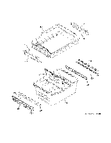 Freezer shelves Diagram and Parts List for GYE18JBLNFTS  General Electric Refrigerator