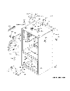 Case parts Diagram and Parts List for PFD28KBLKTS  General Electric Refrigerator