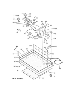 Part Location Diagram of WB02X21824 GE SWITCH SPLASH GUARD