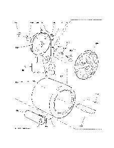 Drum Diagram and Parts List for GTD75GCPL1DG  General Electric Dryer
