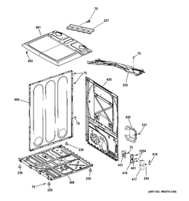 Part Location Diagram of WE1X21955 GE Fuse Holder