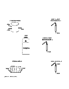 Lokring connectors Diagram and Parts List for PVS06BSPBSS  General Electric Refrigerator