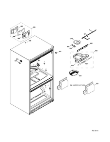 FF FUNCTIONAL PARTS Diagram and Parts List for PDR20KSEALES  General Electric Refrigerator