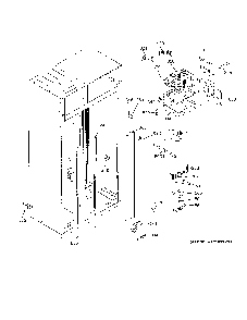 Freezer Section Diagram and Parts List for CSB48YP2NKS1  General Electric Refrigerator