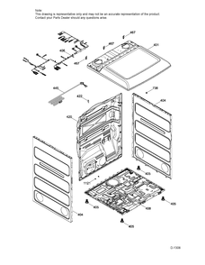 STRUCTURE Diagram and Parts List for GTD65GBMK0WS  General Electric Dryer