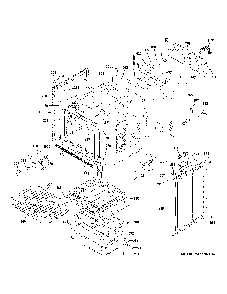 Body Parts Diagram and Parts List for JGSS61SP1SS  General Electric Range