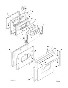 Part Location Diagram of 318187713 Frigidaire DISCONTINUED