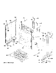 Part Location Diagram of WB27X44157 GE MACHINE CONTROL RC17 AND RELAY WITH FRAME