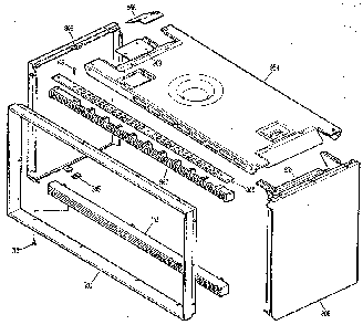 Upper oven Diagram and Parts List for 3639878911KS  Kenmore Range