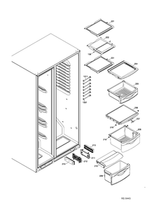 Part Location Diagram of WR01L02788 GE LIGHT SHIELD EXTRUDED