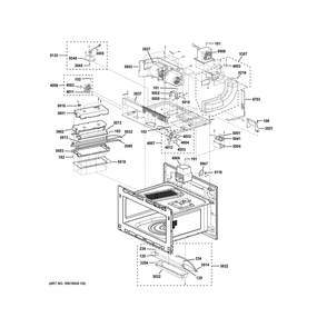 Insulator Parts Diagram and Parts List for CSB912P2V1S1  General Electric Microwave