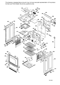 Part Location Diagram of WS01A00752 GE RANGE ANTI-TIP - WB2M2712