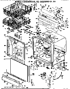 Part Location Diagram of WD12X347 GE DISCONTINUED