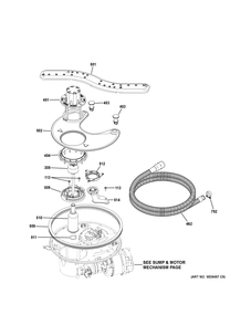 Part Location Diagram of WD24X22945 GE VENT FILTER