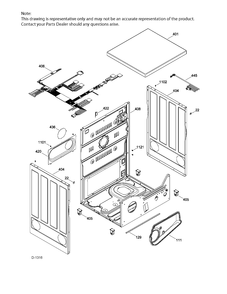 STRUCTURE Diagram and Parts List for PSKP333EB4WW  General Electric Dryer