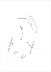WASH ARM ASM Diagram and Parts List for GDT650SSF0SS  General Electric Dishwasher