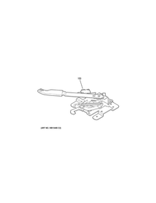 Door Lock Diagram and Parts List for JB645EK1ES  General Electric Range