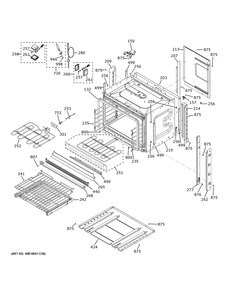 Part Location Diagram of WG02A00784 GE Screw Bk