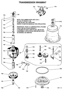 Part Location Diagram of WL39X3 GE DISCONTINUED